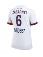 Billige Paris Saint-Germain Illia Zabarnyi #6 Bortedrakt Dame 2025-26 Kortermet